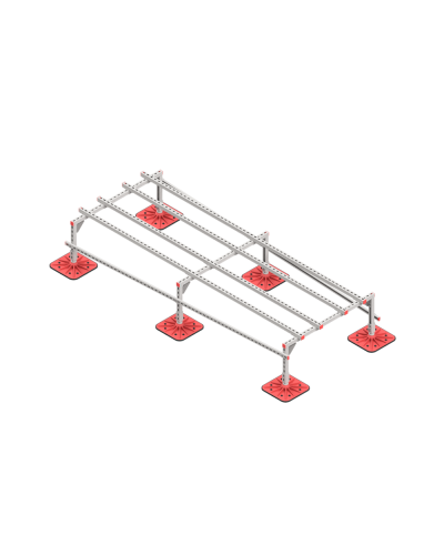 Опорная конструкция для установки оборудования TECHNORAPTOR FOOT 1200х3000 тип 2 КМ-профиль (KM-TR-F-SSEI-1200-3000-2) в Кемерово Системы видеонаблюдения Pintop.ru