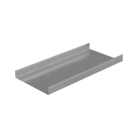 Лоток неперфорированный 80х500х1,0 L3000 мм "Стандарт ПЛЮС" INOX304 КМ-Профиль (LNEplus80-500-1.0-3000 INOX304)