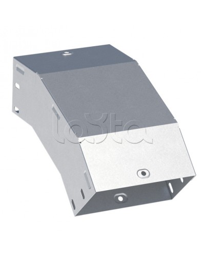 Угол 45 град. вертикальный внешний 80x100 мм INOX EKF (vo4580100-INOX) в Кемерово Аксессуары для лотков Pintop.ru