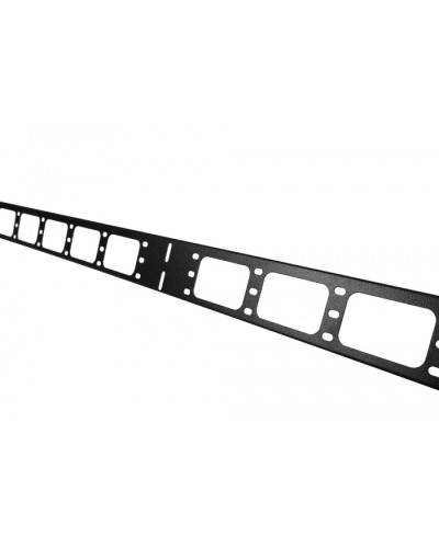 Органайзер кабельный вертикальный 42U ЦМО ВКО-М-42.75-9005 в Кемерово Кабельные органайзеры Pintop.ru