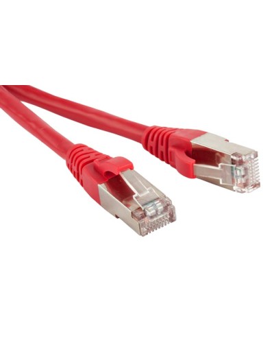 Патч-корд RJ45-RJ45, 4 пары, STP, кат.5е, LSZH (10м) Hyperline PC-LPM-STP-RJ45-RJ45-C5e-10M-LSZH-RD в Кемерово Патчкорды (медные) Pintop.ru