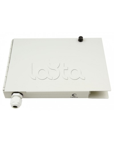 Бокс оптический настенный 19 на 8 SC/LC портов Cabeus JJT-8-SC в Кемерово Кросс оптический Pintop.ru