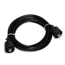 Патч-корд индустриальный RJ45 - RJ45, 4 пары, FTP, категория 5е, 3 м, черный LANMASTER LAN-S45-45-3.0-WP