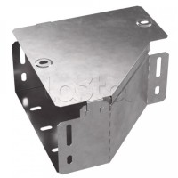 Переходник левый с крышкой Стандарт 200х100х100 Промрукав (PR16.0493)