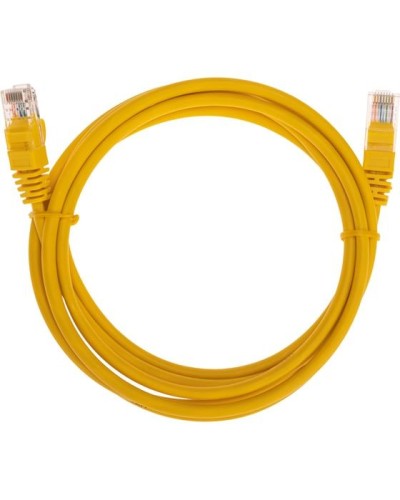 Патч-корд U/UTP, CAT 5e, RJ45-RJ45, 26AWG, LSZH, желтый, 2м REXANT 02-0105-2 в Кемерово Патчкорды (медные) Pintop.ru