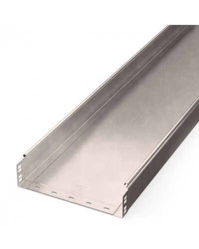 Лоток неперфорированный Стандарт INOX (AISI 409) 300х80х3000 (0,8 мм) (6 м/уп) Промрукав (PR16.2399) в Кемерово Кабельные лотки Pintop.ru