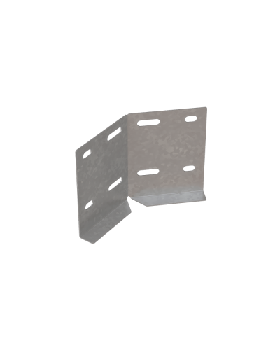 Регулируемый горизонтальный соединитель для лестничного лотка H150 s:2,0 мм HD85 N КМ-профиль (LSPNLU4 HD85 N) в Кемерово Аксессуары для лотков Pintop.ru