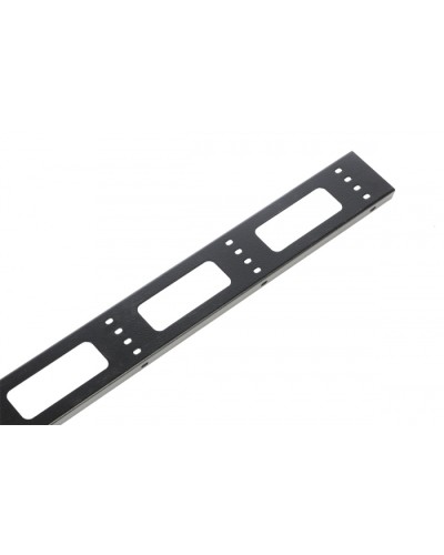 Органайзер кабельный вертикальный для стойки внешний с окнами 49U ЦМО ВКО-СТК-49-9005 в Кемерово Кабельные органайзеры Pintop.ru