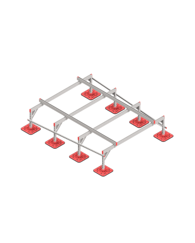 Опорная конструкция для установки оборудования TECHNORAPTOR FOOT 2000х2500 КМ-профиль (KM-TR-F-SSEI-2000-2500) в Кемерово Системы видеонаблюдения Pintop.ru