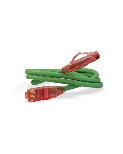 Патч-корд U/UTP Hyperline PC-LPM-UTP-RJ45-RJ45-C5e-15M-LSZH-GN в Кемерово Патчкорды (медные) Pintop.ru
