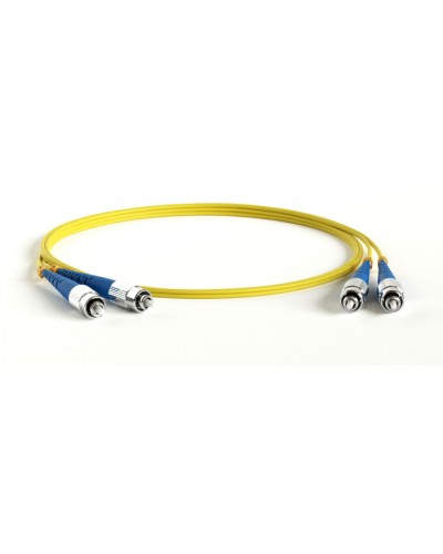 Патч-корд волоконно-оптический Hyperline FC-D2-9-FC/UR-FC/UR-H-20M-LSZH-YL в Кемерово Патч-корды оптические Pintop.ru