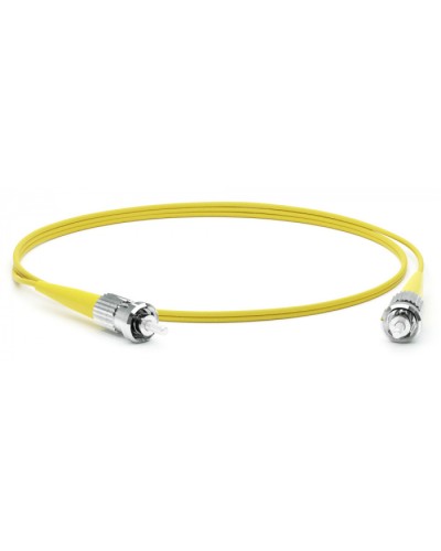 Патч-корд волоконно-оптический Hyperline FC-S2-9-ST/UR-ST/UR-H-30M-LSZH-YL в Кемерово Патч-корды оптические Pintop.ru