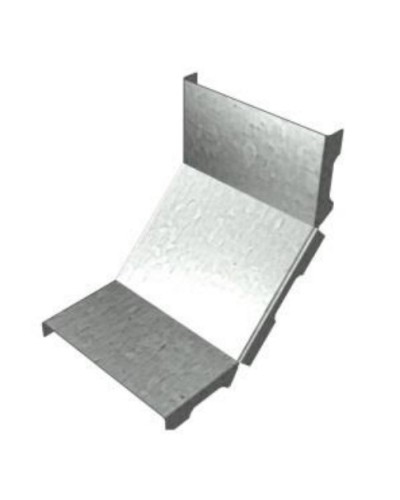 Крышка угла вертикального внутреннего 90° 400х15 (0,7) для лестничного лотка ПожТехКабель (651-004) в Кемерово Кабельные лотки Pintop.ru