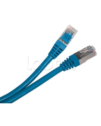 Патч-корд RJ45-RJ45, 4 пары, STP, кат.5е, LSZH (2м) Hyperline PC-LPM-STP-RJ45-RJ45-C5e-2M-LSZH-BL в Кемерово Патчкорды (медные) Pintop.ru