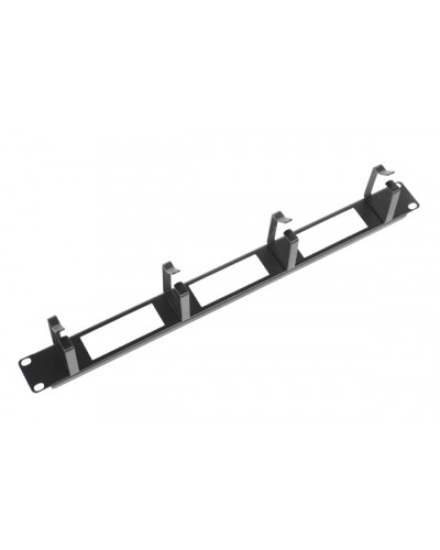 Органайзер кабельный горизонтальный 4 кольца черный ЦМО ГКО-О-4.62-9005 в Кемерово Кабельные органайзеры Pintop.ru