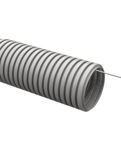 ELASTA Труба гофр. ПВХ d=25мм с зондом (15м) IEK (CTG20-25-K41-015I) в Кемерово Труба гофрированная Pintop.ru