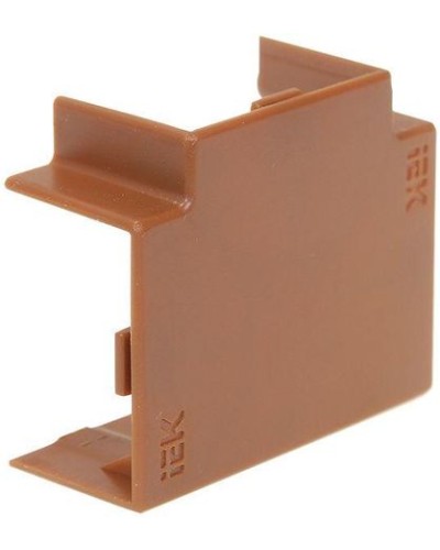 ELECOR Угол Т-образный КМТ 20х10 дуб (4шт/компл) IEK (EL-KK10D-T-020-010-K11) в Кемерово Аксессуары для кабель-канала Pintop.ru