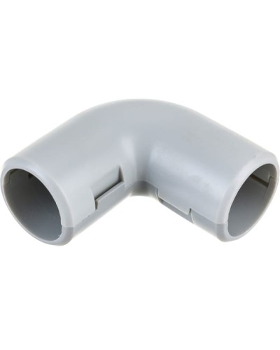 CI16G Угол 90 гр.(2част.), без галогена, для труб D16мм, цвет белый (1уп = 50шт) Экопласт (41216-50HF-W) в Кемерово Повороты, муфты, тройники Pintop.ru