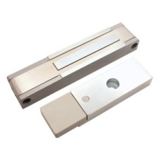 Электромагнитный замок с датчиком состояния двери ALeko ALM-150P (24В серый)