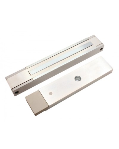 Электромагнитный замок с датчиком состояния двери ALeko ALM-300P (24В серый) в Кемерово Электромагнитные замки Pintop.ru