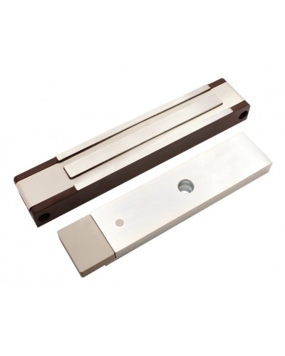 Электромагнитный замок с датчиком состояния двери ALeko ALM-400P (24В коричневый) в Кемерово Электромагнитные замки Pintop.ru