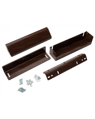 Комплект монтажный для замков ALM-300P и ALM-400P ALeko МК 300-400-IN (коричневый) в Кемерово Дополнительное оборудование для СКУД Pintop.ru