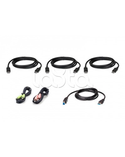 Комплект KVM-кабелей USB DisplayPort Triple Display (1.8м) ATEN 2L-7D02UDPX6 в Кемерово Видеоусилители, Модуляторы, Делители Pintop.ru