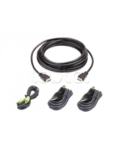 Комплект кабелей USB, HDMI для защищенного KVM-переключателя (3м) ATEN 2L-7D03UHX4 в Кемерово Видеоусилители, Модуляторы, Делители Pintop.ru