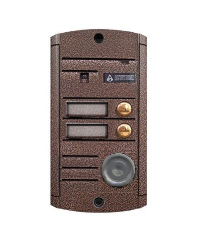 Видеопанель вызывная накладная цветная на 2 абонента с TM-считывателем Activision AVP-452 ТМ (PAL, медь) в Кемерово Вызывные видеопанели малоабонентные Pintop.ru