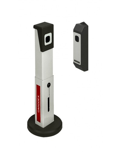 Комплект беспроводных фотоэлементов CARDDEX PR-01 (передатчик и приемник, навесной + стойка) в Кемерово Запчасти для шлагбаумов и автоматики Pintop.ru