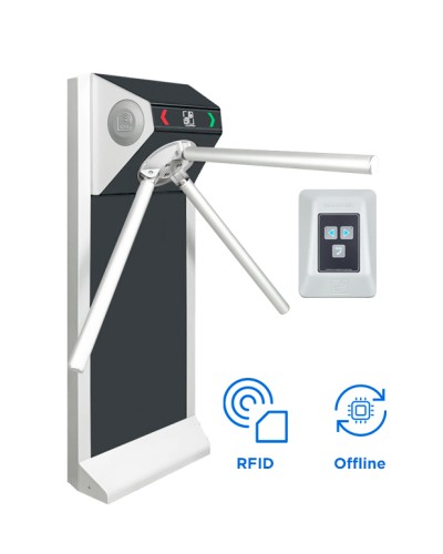 CARDDEX Комплект компактной автономной проходной STL-01AEC в Кемерово Турникеты Pintop.ru