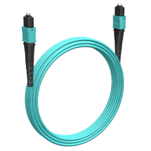 Кабельная сборка MPO(M) -MPO(M)-8 волокон 50/125 OM3, 3 m Cabeus (FOP-50-OM3-8-MPO(M)-8-MPO(M)-B-3m)