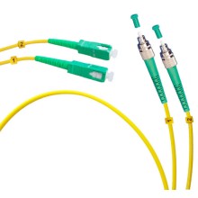 Шнур оптический duplex FC/APC-SC/APC 9/125 sm 5м LSZH Cabeus FOP(d)-9-FC/APC-SC/APC-5m