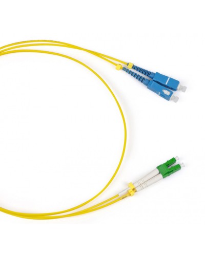 Шнур оптический duplex LC/APC-SC/UPC 9/125 sm 20м LSZH Cabeus FOP(d)-9-LC/APC-SC/UPC-20m в Кемерово Патч-корды оптические Pintop.ru