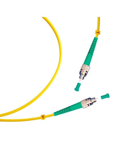 Шнур оптический simplex FC/APC-FC/APC 9/125 sm 15м LSZH Cabeus FOP(s)-9-FC/APC-FC/APC-15m в Кемерово Патч-корды оптические Pintop.ru