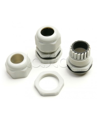 Ввод кабельный (под кабель D13-18 мм) Cabeus PG-21 в Кемерово Аксессуары для кабель-канала Pintop.ru