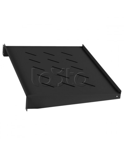 Полка 19 перфорированная консольная 2U глубина 315мм (цвет черный) Cabeus SH-J017-2U-315-BK в Кемерово Полки для шкафов и стоек Pintop.ru