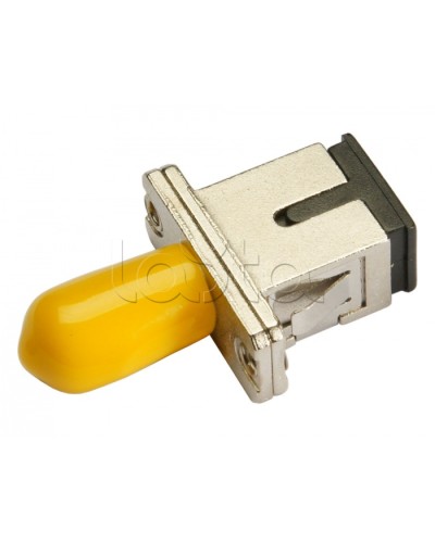 Соединитель проходной ST-SC, SM(для одномодового кабеля), simplex Cabeus ST-SC-SM в Кемерово Проходные адаптеры и розетки оптические Pintop.ru