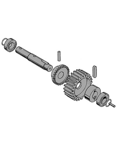 Вал в сборе C-BY Came 119RIC031 в Кемерово Запчасти для шлагбаумов и автоматики Pintop.ru