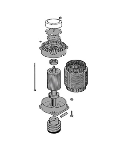 Электродвигатель C-BY Came 119RIC036 в Кемерово Запчасти для шлагбаумов и автоматики Pintop.ru