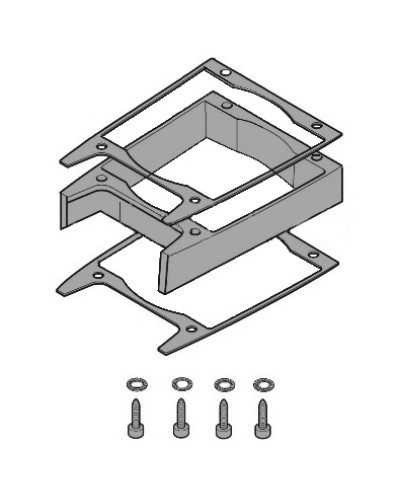 Удлинитель кожуха электродвигателя C-BXK, C-BXEK Came 119RICX043 в Кемерово Запчасти для шлагбаумов и автоматики Pintop.ru