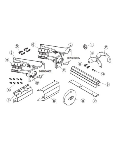 Рычаги F500 без крепления Came 119RID185 в Кемерово Запчасти для шлагбаумов и автоматики Pintop.ru