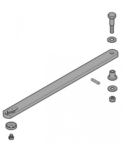 Рычаг прямой с креплением F7024N Came 119RID292 в Кемерово Запчасти для шлагбаумов и автоматики Pintop.ru