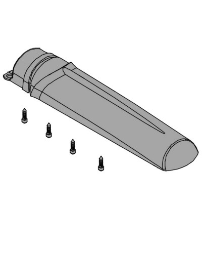 Крышка кожуха винта АХ302304, АХ3024, АХ402306, АХ412306 Came 119RID308 в Кемерово Запчасти для шлагбаумов и автоматики Pintop.ru