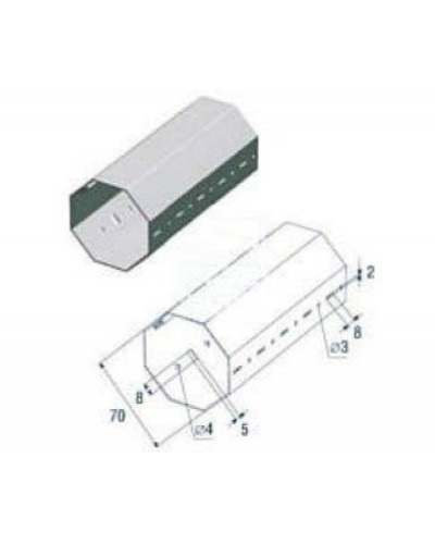 Выходной фланец G12000 Came 119RIG112 в Кемерово Запчасти для шлагбаумов и автоматики Pintop.ru