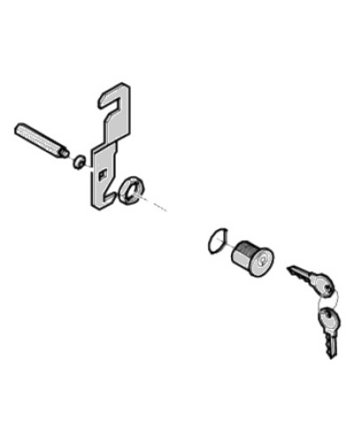 Замок дверцы G4040 G4041 Came 119RIG176 в Кемерово Запчасти для шлагбаумов и автоматики Pintop.ru