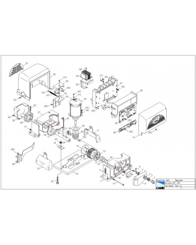 Плата S0004 Came 119RIR119 в Кемерово Запчасти для шлагбаумов и автоматики Pintop.ru