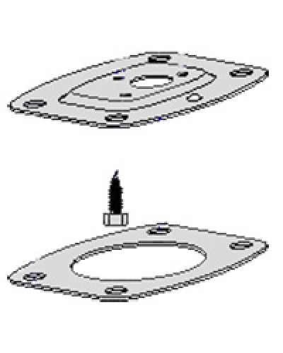 Монтажное основание стойки с анкерами DIR-L DIR-LNCame 119RIR146 в Кемерово Запчасти для шлагбаумов и автоматики Pintop.ru