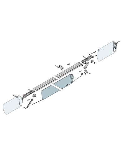 Механизм верхний профиля DF Came 119RIR226 в Кемерово Запчасти для шлагбаумов и автоматики Pintop.ru