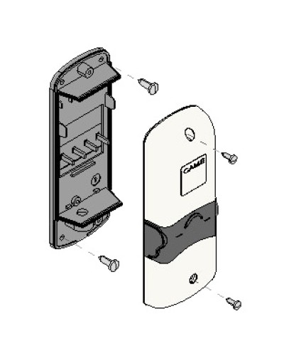 Корпус приемника DTA01 DTA02 DBS01 DBS02 Came 119RIR256 в Кемерово Запчасти для шлагбаумов и автоматики Pintop.ru